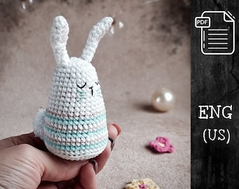 CROCHET PATTERN cute Bunny / crochet Easter pattern / crochet pattern cute rabbit / crochet little bunny / pattern in English PDF