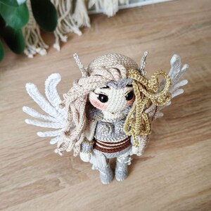 PDF pages preview of valkyrie crochet pattern with step-by-step charts