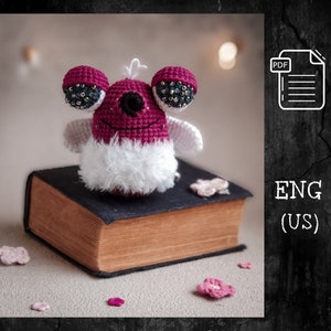 Crochet PATTERN Fly / Amigurumi little toy / Crochet insect / Amigurumi house fly / Handmade toy / Digital file in English