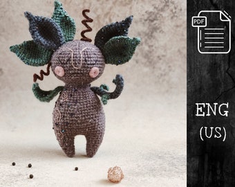 Crochet pattern Forest Spirit  / Amigurumi forest spirit / DIY handmade fantasy toy / Digital file in English