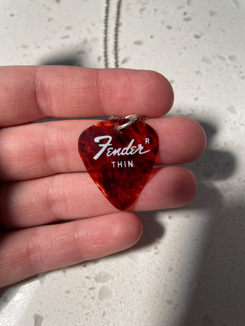 Eddie Munson Guitar Pick Necklace Etsy Hong Kong