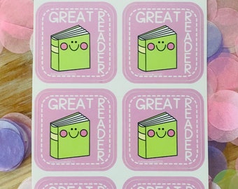 GREAT Reader Book Stickers