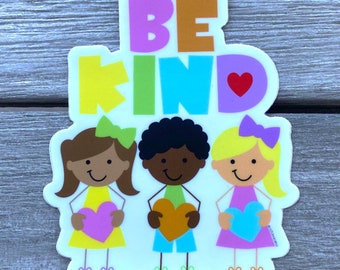 Be Kind Vinyl Die Cut Sticker
