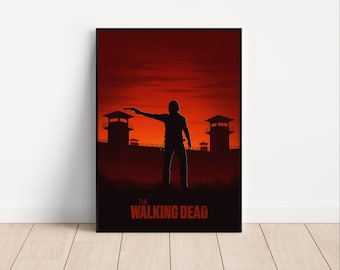 Rick Grimes 'The Walking Dead' TV Art Poster