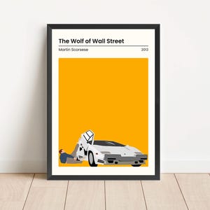 The Wolf of Wall Street Filmplakat: Filmkunst Druck