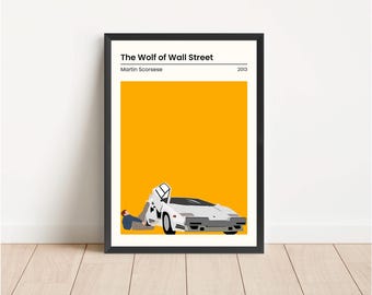 The Wolf of Wall Street Movie Poster: Film Art Print