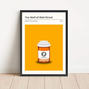 The Wolf of Wall Street Filmplakat: Filmkunst Druck