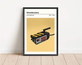 Ghostbusters Movie Poster: Ghost Trap Film Art Print
