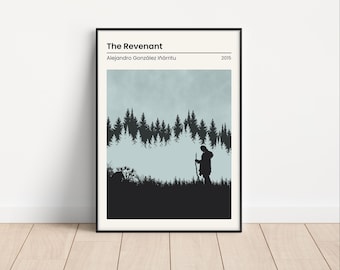 The Revenant Minimalist Movie Poster Art