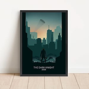 The Dark Knight Inspired | Movie Film Art Decor Poster | Action Adventure Poster Print | Heath Ledger