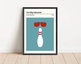 The Big Lebowski Movie Print: Cult Film Art Decor