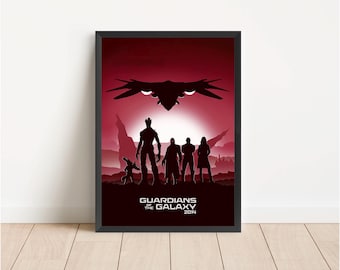 Póster de la película Guardianes de la Galaxia / Impresión artística de la película Marvel