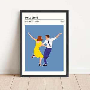 La La Land | Filme Cartaz de decoração de arte de filme | Arte de filme | Impressão de filme