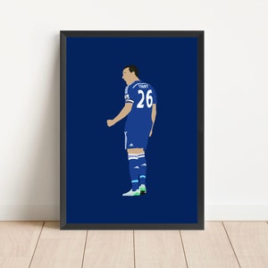 John Terry | Chelsea | Football Poster | Football art decor print