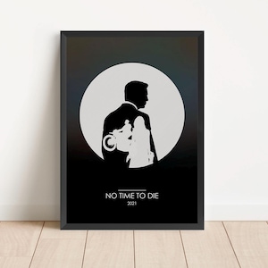 Affiche Pas le temps de mourir : impression d&#39;art du film James Bond