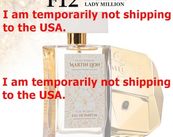 Martin lion F12 Profumo da donna ispirato a Lady Million, profumo da donna, regalo di compleanno, Martin lion F12