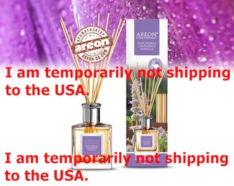 Diffusore di profumo per la casa Areon (150 ml) Patchouli Lavanda Vaniglia, diffusore di profumo per la casa Areon (150 ml)