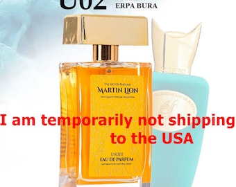 Martin Lion U02 Eau de parfume unisex 50 ml, Ispirato a: Sospiro - Erpa Bura unisex, Fragranza orientale agrumata