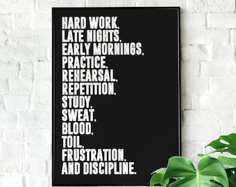 Jocko Willink | Extreme Ownership | Motivational Poster, Gym Poster, Quote Wall Art, Home Office, Home Gym Décor, Motivational Art, Good