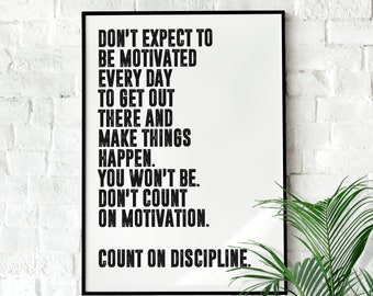 Jocko Willink | Extreme Ownership | Motivational Poster, Gym Poster, Quote Wall Art, Home Office, Home Gym Décor, Motivational Art, Good