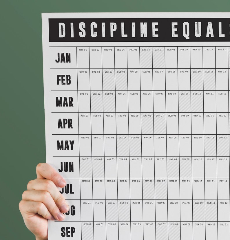 Jocko Willink Discipline Equals Freedom 2024 Block Year Planner 2024