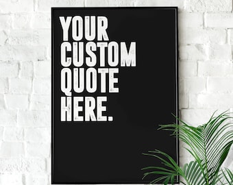 Custom Quote Print | Motivational Poster, Wall Art, Discipline, Home Office, Gym Poster, Inspirational, Office Art, Jocko, Success Quote