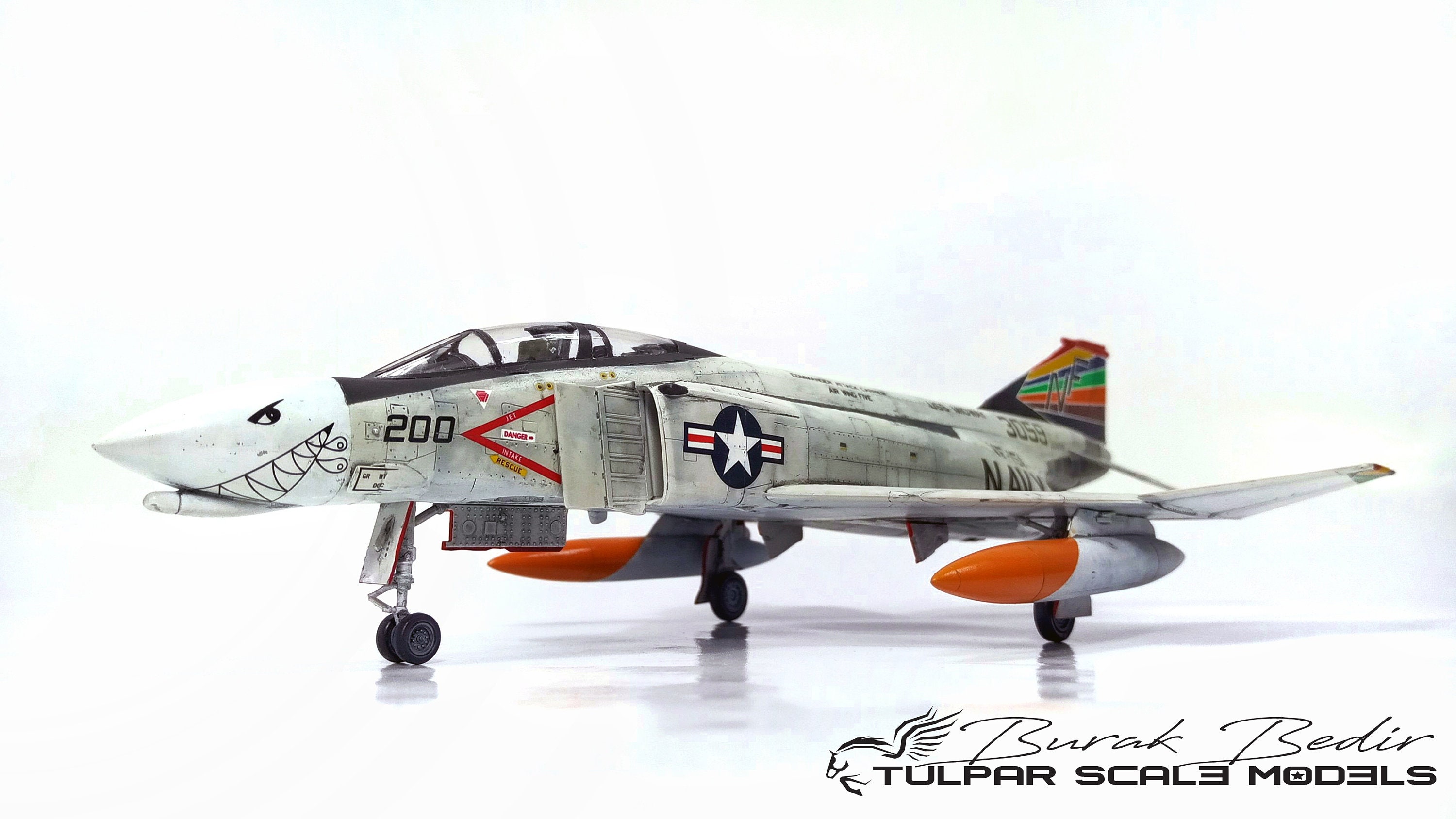 F4B Phantom II Pro Built Scale Model Aircraft 1/72 Navy Etsy