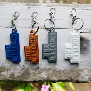 Gorilla Tag sleutelhanger, Gorilla Tag videogame karakter, 3D gedrukte gorilla tag sleutelhanger, Gamer Gift