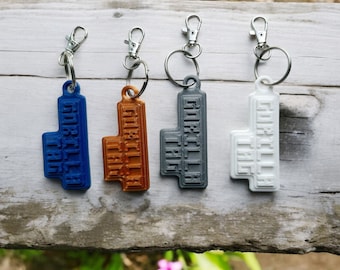 Porte-clés étiquette gorille, personnage de jeu vidéo étiquette gorille, porte-clé étiquette gorille imprimé en 3D, cadeau de joueur