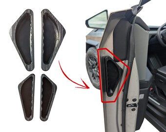 Cybertruck Ergonomic Door Handle Grips, Textured Grip, Sleek Design, 4-Pack