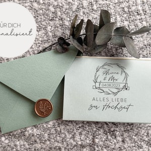 Personalisierte Hochzeitskarte