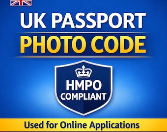 UK Passport Photo Code | Guaranteed Biometric Approval (Digital ID)