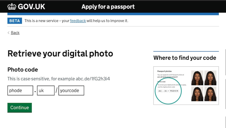 CÓDIGO de fotografía digital para la solicitud en línea de pasaporte del Reino Unido aceptación garantizada entrega por correo electrónico en todo el mundo las 24 horas imagen 6