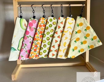 Fruit Pet Bandana / Dog Bandana / Cat Bandana / Watermelon / Peach / Banana / Orange / Pet Gifts / Pet Accessories / Summer Dog Cat Bandana