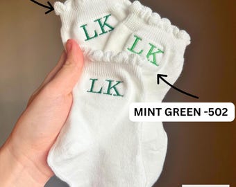 Kids Socks Back to School Customized Monogrammed Personalized Initials Socks Kids Socks Sports School Uniform