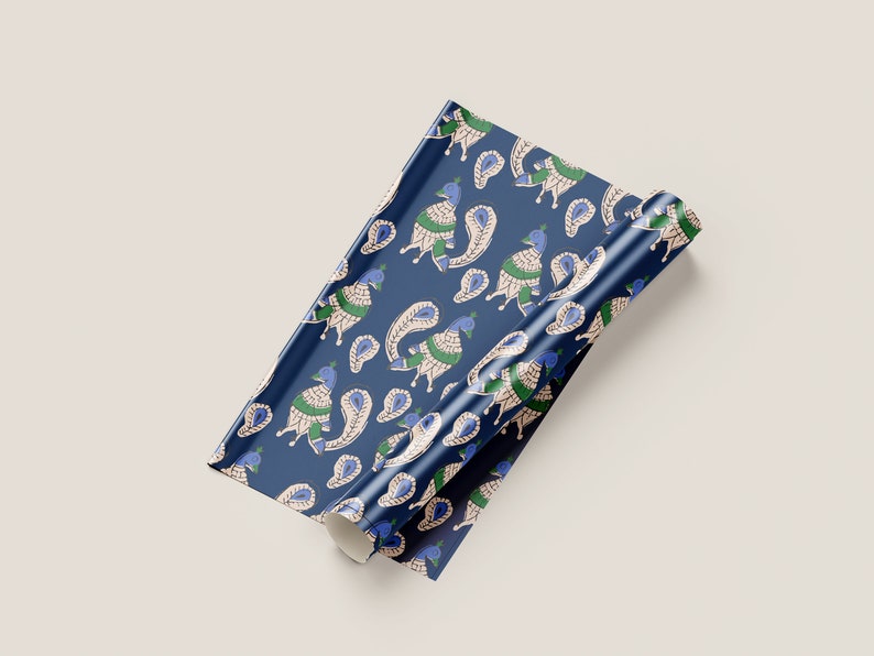 Indigo Block Print Digital Paper Seamless Pattern Digital Download