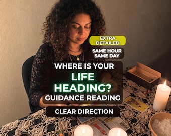 General Life Guidance Reading, Psychic Tarot, Detailed Insight (Same Hour / Day)