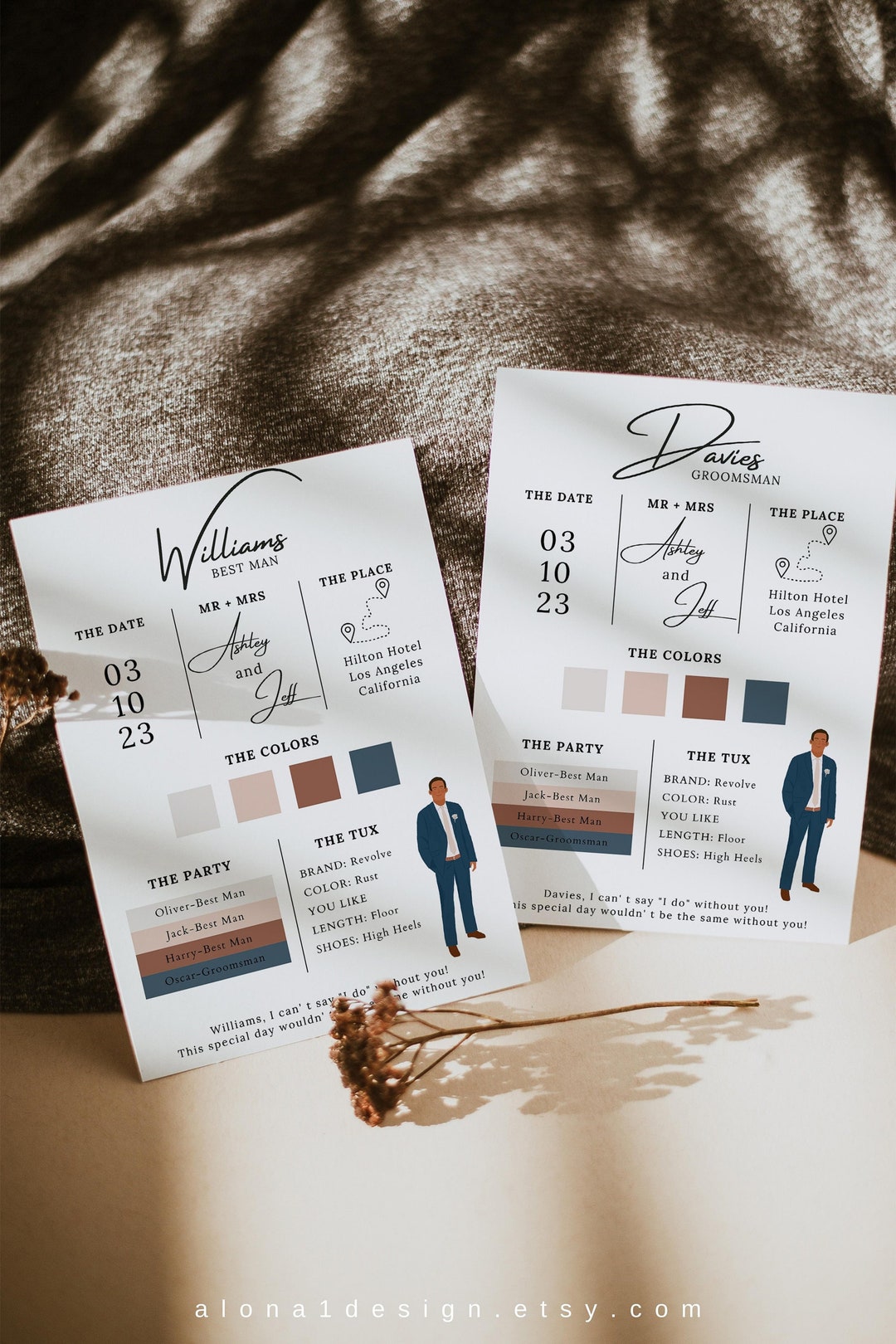Groomsman Proposal Card, Printable Groomsmen Proposal Card, Groomsman ...