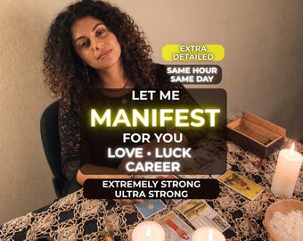 Manifestation Reading, Law of Attraction Love & Money, Same Hour / Day