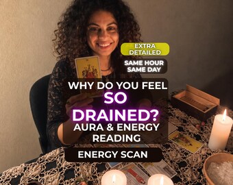 Chakra Reading, Aura Energy Scan, Blocked Healing & Cleanse, Same Hour / Day
