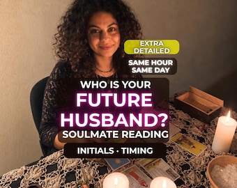 Soulmate Reading, Future Husband Sketch, When Will I Meet Him? (Same Hour PDF)