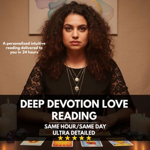 Deep Devotion Love Reading – Conseils énergétiques pour la reconnexion, tarot personnalisé le jour même et aperçu psychique pour les partenaires évitants