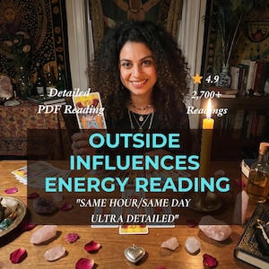 Outside Influences Energy Reading | Is Someone Interfering in Your Love or Life | Third Party & Hidden Forces Tarot | Same Hour PDF