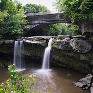 Cascade Falls Aerial - Art Print