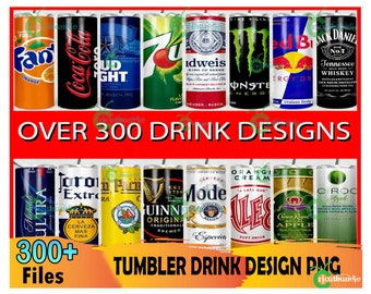 300+ Drink Tumbler Bundle Png, Beer Brand Png, Softdrink Tumbler