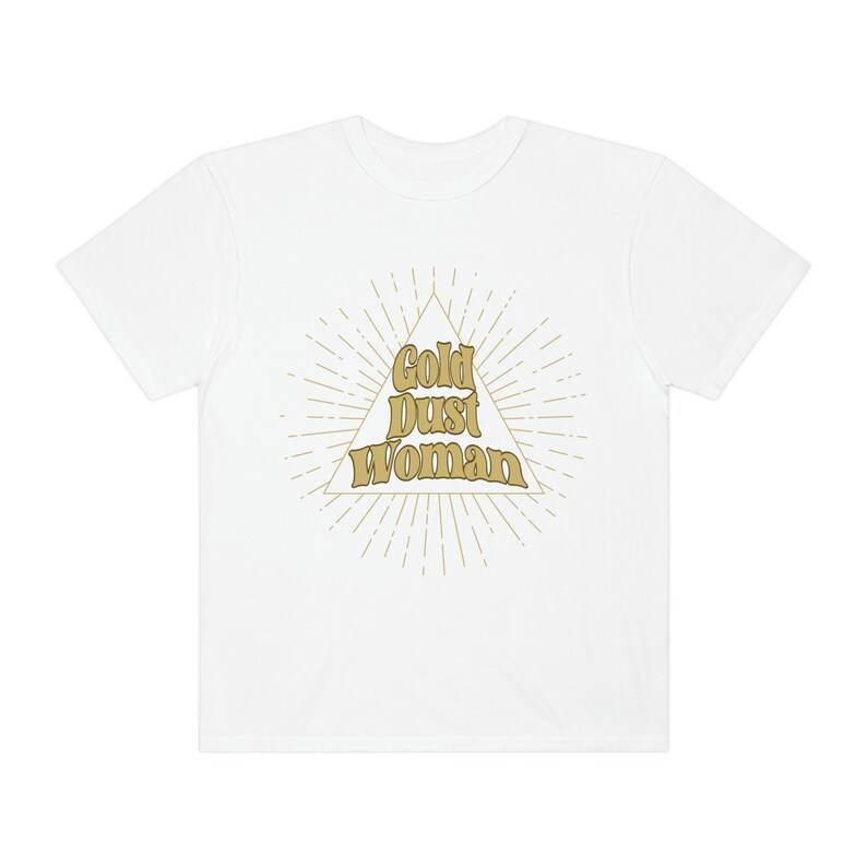 Comfort Colors Vintage Inspired Gold Dust Woman Tshirt Retro Etsy