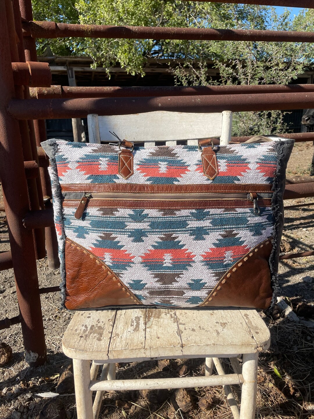 Myra Bag Western Vintage Weekender