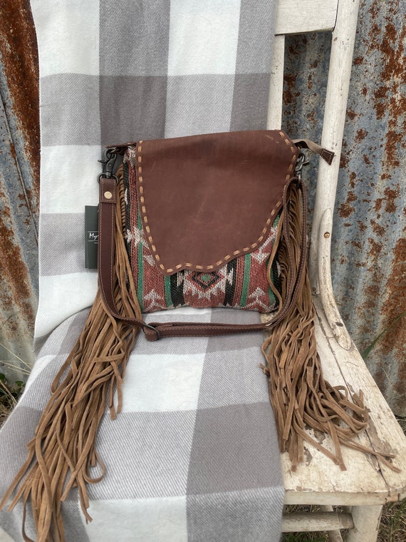 Canvas concealed carry purse top