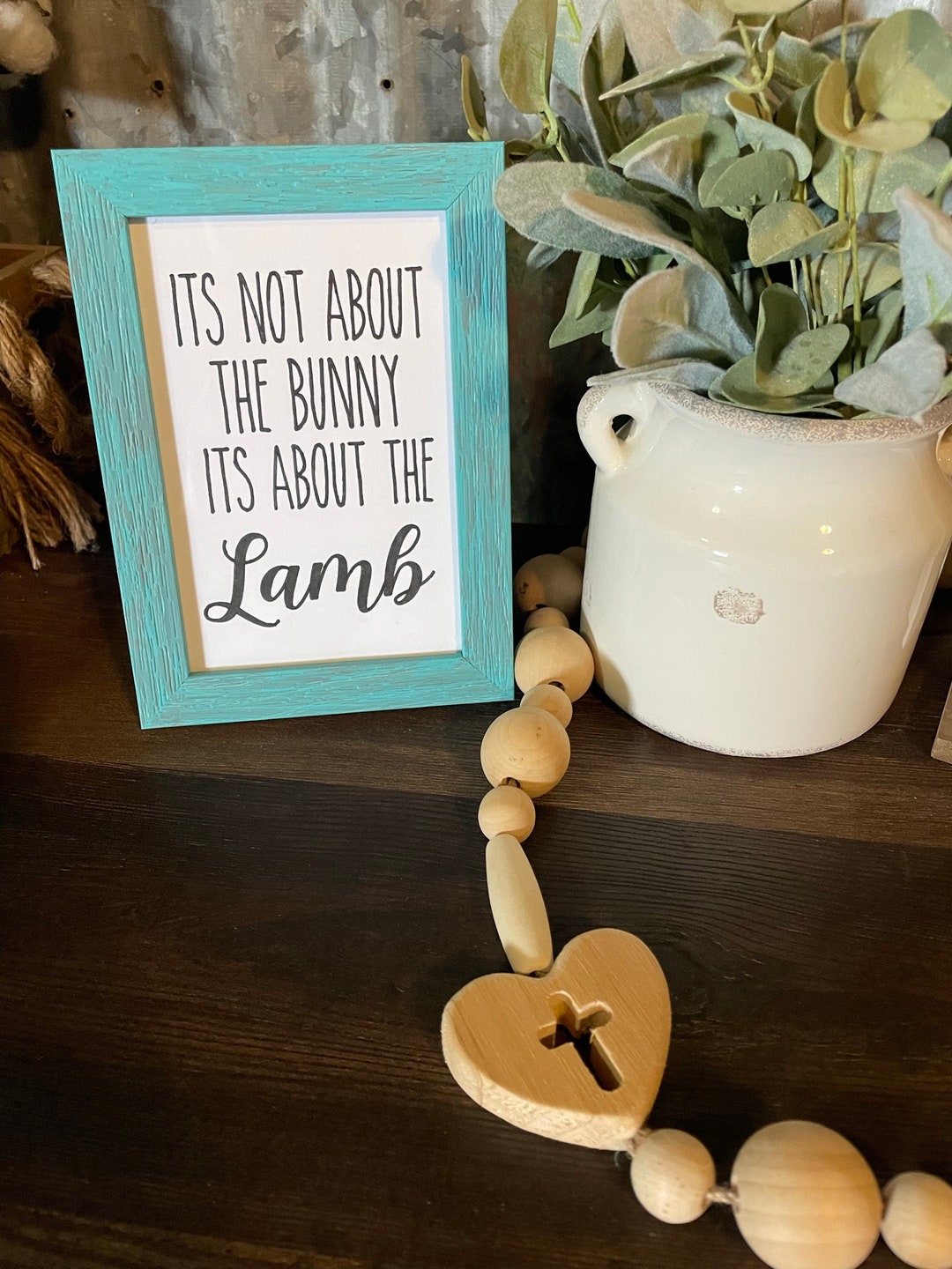 About the Lamb Easter Decor Etsy