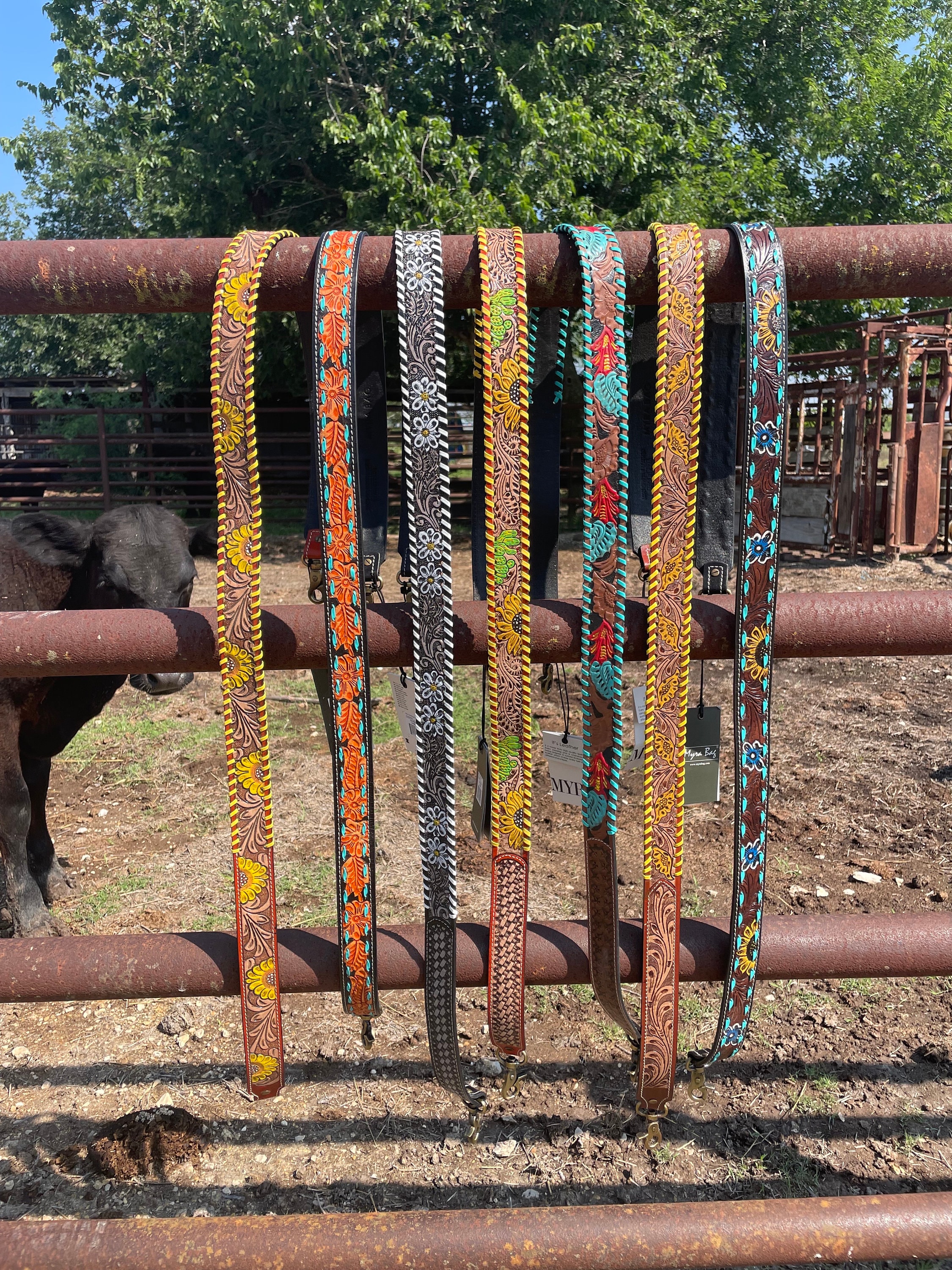 🌵🌵🌵Western Leather Purse Strap or Rope Can Strap Rodeo Western  Cowgirl🌵🌵🌵